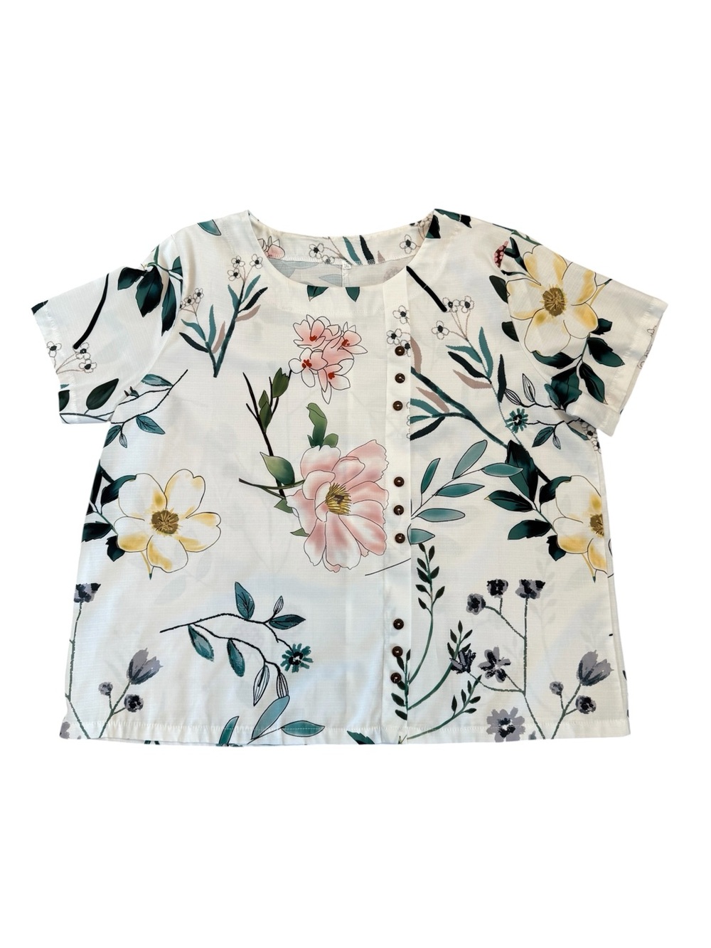 🫶🏻 Foral Button Blouse - Picture 2 of 4